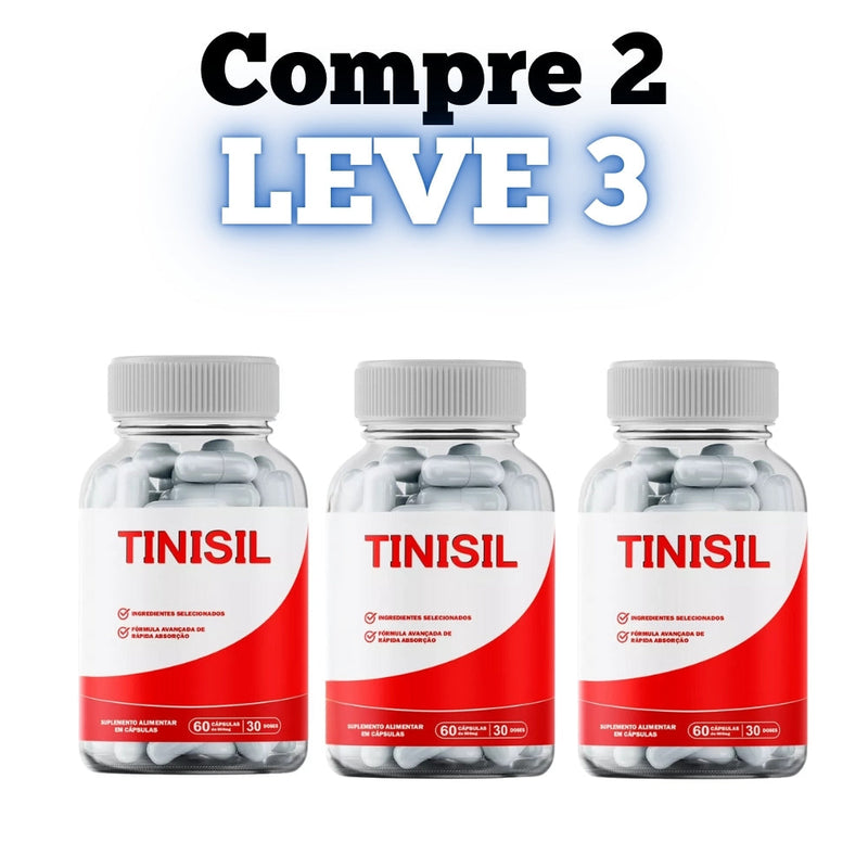 Tinisil Original 60cp - O Alívio Que Sua Audição Precisa - Promoção Exclusiva + Frete Grátis