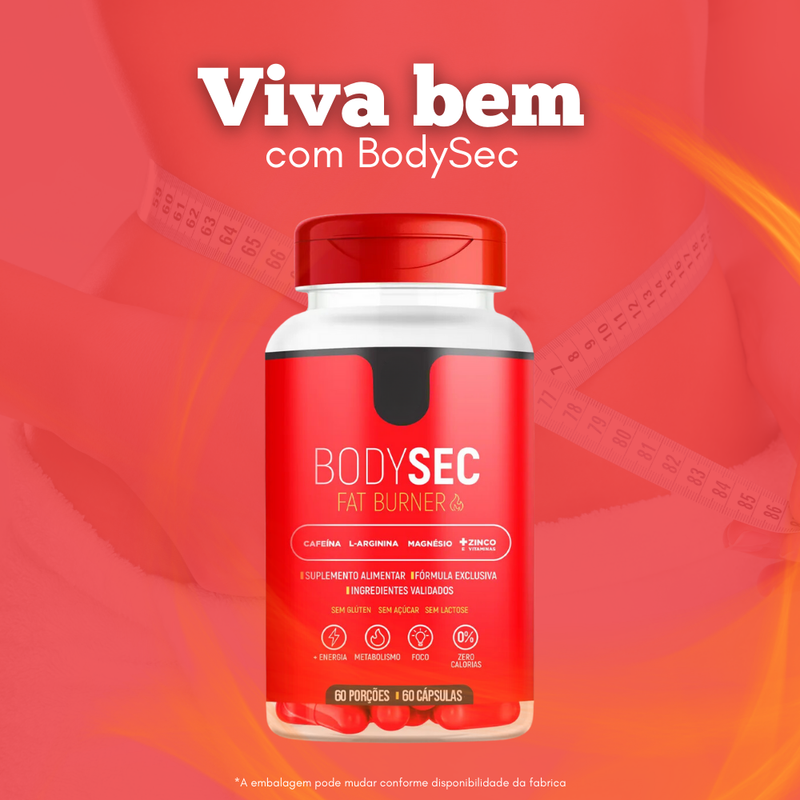 BodySec Original 60cp - Suplemento Natural! - Promoção Exclusiva + Frete Grátis