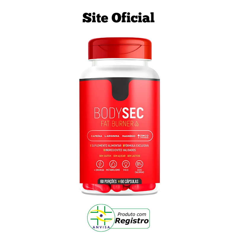 BodySec Original 60cp - Suplemento Natural! - Promoção Exclusiva + Frete Grátis