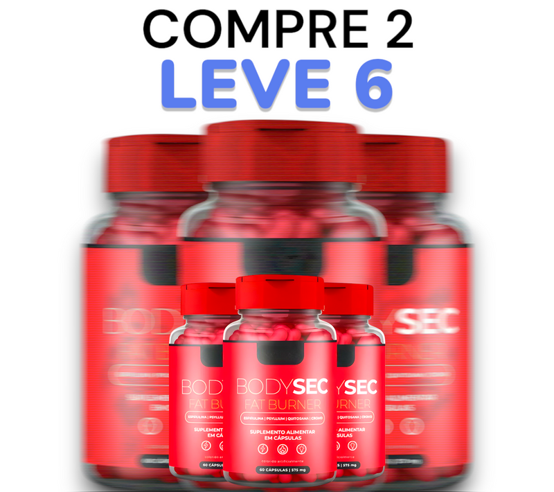 BodySec Original 60cp - Suplemento Natural! - Promoção Exclusiva + Frete Grátis